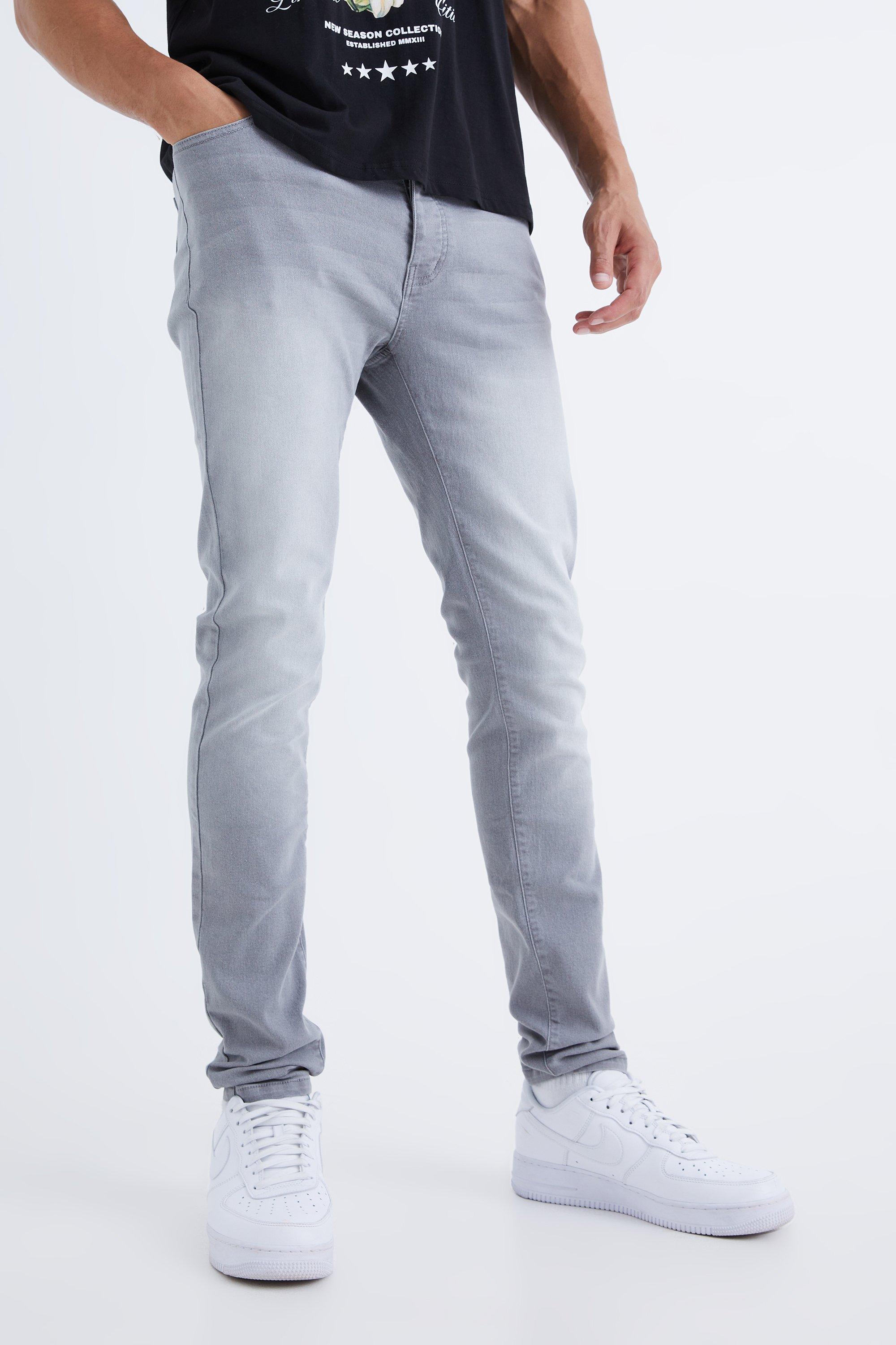 Jean gris skinny online homme